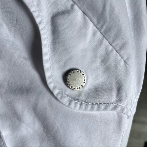 Armani Exchange AX cropped lightweight bomber jacket/blouse - Picture 6 of 7